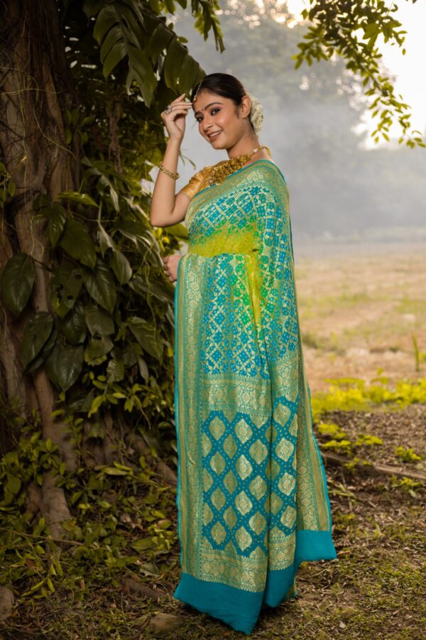 Pure Georgette Banarasi Saree